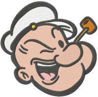 Popeye embroidery design