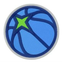 Minnesota Timberwolves alternative logo embroidery design