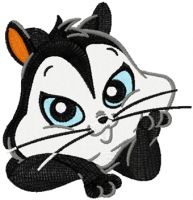 Pussyfoot dream embroidery design