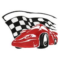 Tribal racing 2 embroidery design