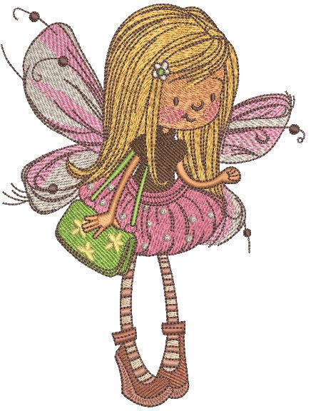 Little fairy embroidery design