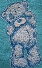 Teddy Bear applique embroidery design