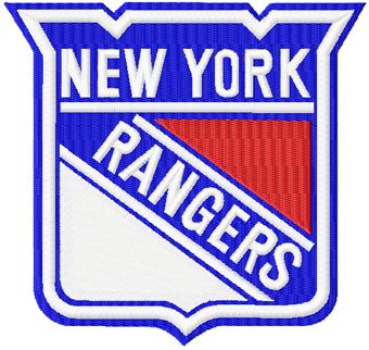 New York Rangers logo machine embroidery design