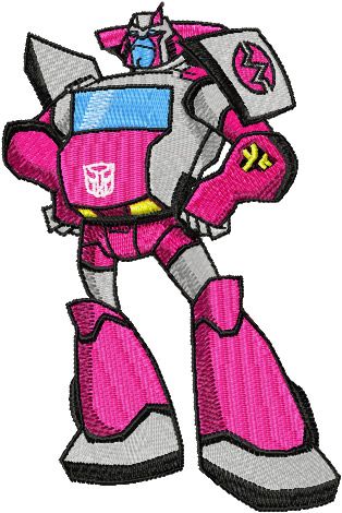 Transformers - Ratchet machine embroidery design