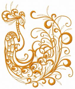 Firebird 9 embroidery design