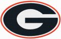 Georgia Bulldogs logo embroidery design