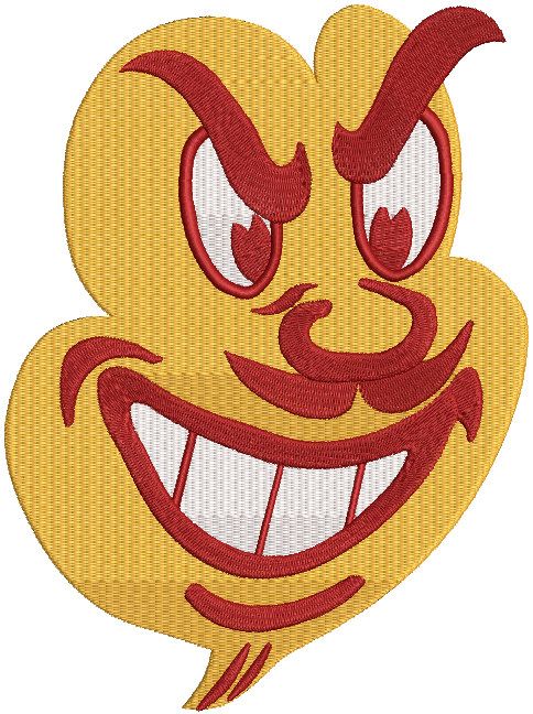 Arizona State Sun Devils custom logo embroidery design