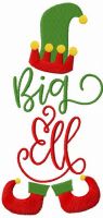 Big elf embroidery design