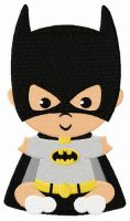 Baby Batman embroidery design