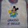 Minnie Mouse with ice cream design on bib embroidered