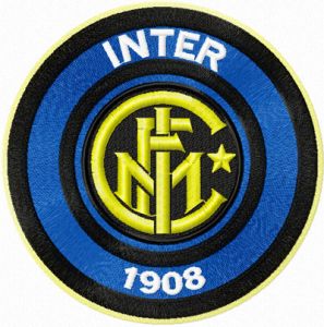 Inter Football Club embroidery design