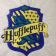 Embroidered patch hufflepuff logo design