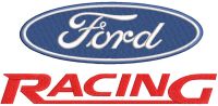 Ford racing logo embroidery design