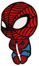 Baby Spiderman embroidery design