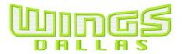 Dallas Wings logo 2 embroidery design