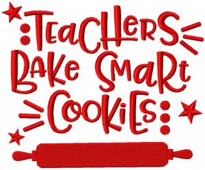 Teachers bake smart cookie