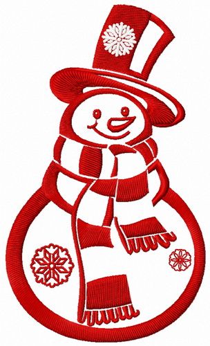 Snowball Happy New Year 2 machine embroidery design