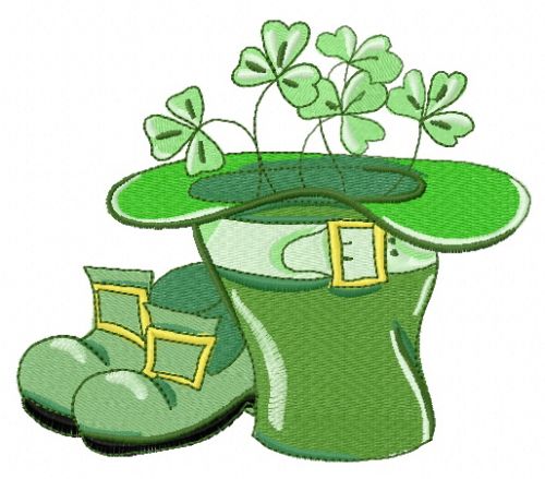 Happy St. Patric's Day 2 machine embroidery design