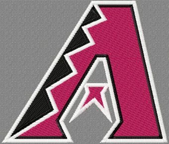 Arizona Diamondbacks logo machine embroidery design
