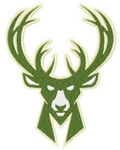 Milwaukee Bucks logo 4 embroidery design