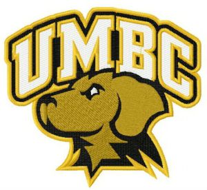 UMBC Retrievers logo embroidery design