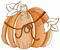 Pumpkin 3 embroidery design
