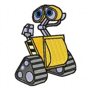 Wall-E 1 machine embroidery design
