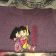 Sweater embroidered with Dora with backpack