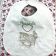 Baby bibs with kitten free embroidery design