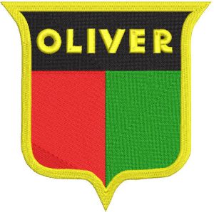 Oliver logo embroidery design