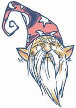 Tiny wizard 3 embroidery design