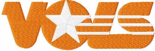 Tennessee Volunteers wordmark logo embroider design