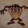 Looney Tunes Taz design embroidered