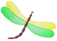 Dragonfly embroidery design