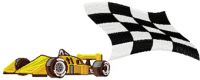 Formula 1 embroidery design