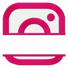 Instagram girlish logo monogram