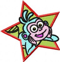 Monkey 2 embroidery design