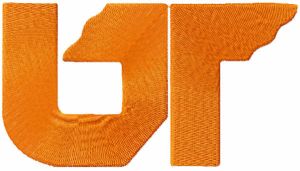 The University of Tennessee UT Vols embroidery design