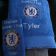 Chelsea Football Club logo design on towel embroidered