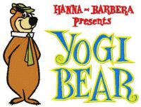Yogi bear embroidery design