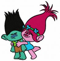 Princess Poppy and Branch embroidery design