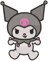 Funny kuromi embroidery design