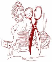 Sewing fairy 2 embroidery design