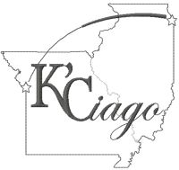 KaCiago logo embroidery design