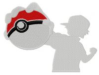 My pokeball 2 embroidery design