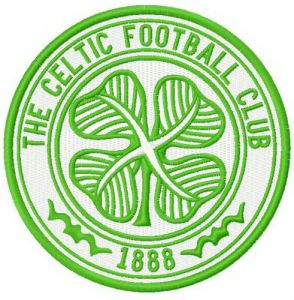 The Celtic FC logo embroidery design