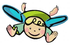 Cute little fairy 12 embroidery design