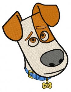 Sad Max 2 embroidery design