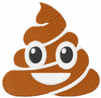 Poop Emoji free embroidery design