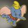 Dumbo patch embroidered